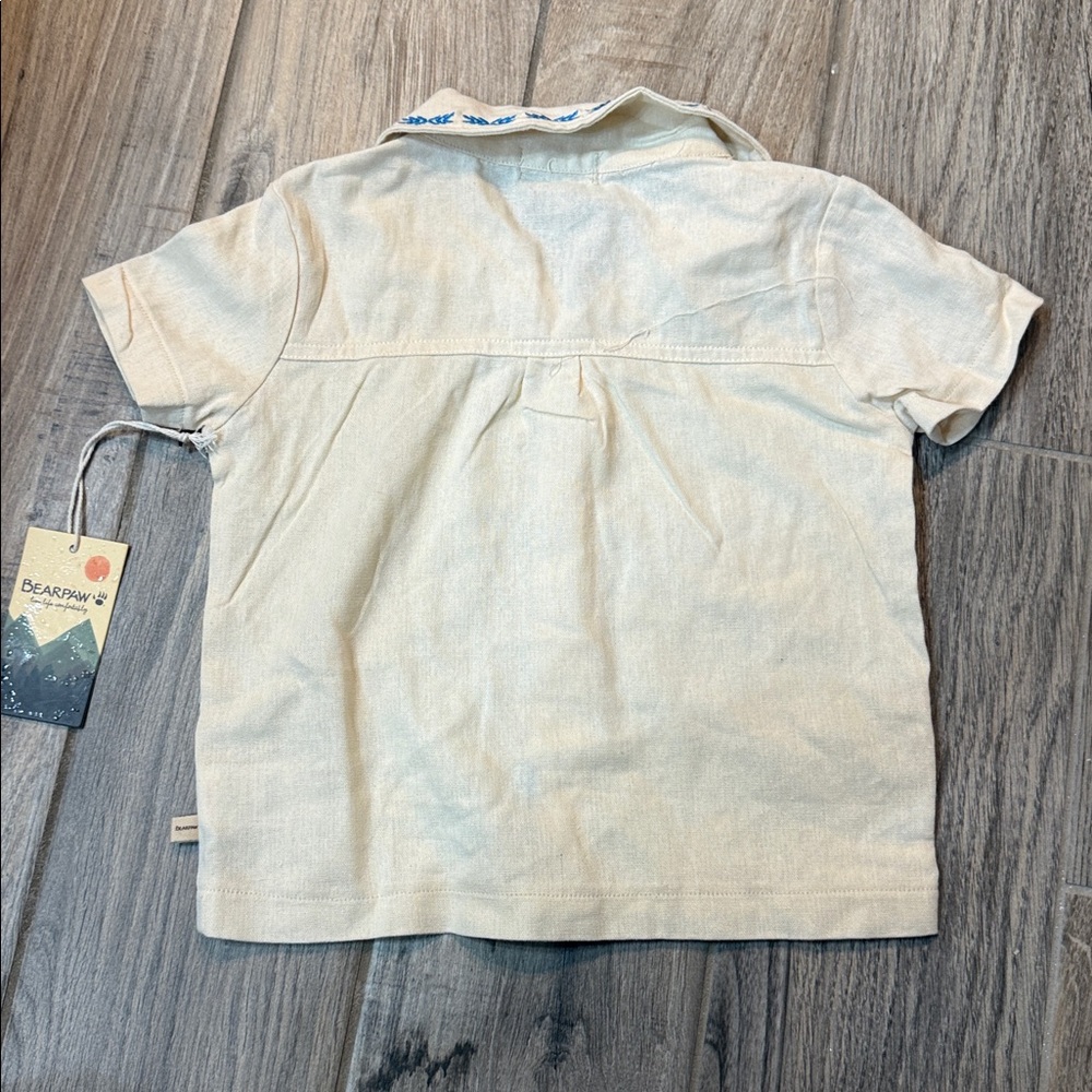 BEARPAW Toddler 2Pc Camp Lakeside Button Down Shirt & Shorts Set NWT Outdoor - Picture 8 of 12